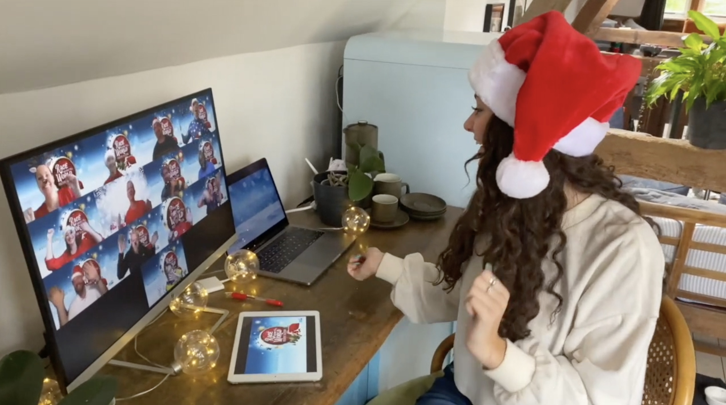 Virtuelle Weihnachtsfeier