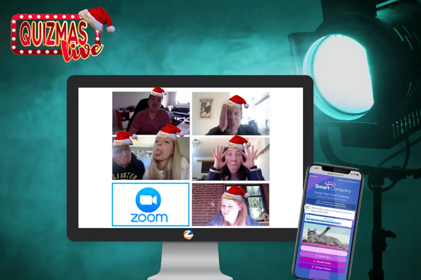 Spielgestalter virtuelles Teamevent Quizmas
